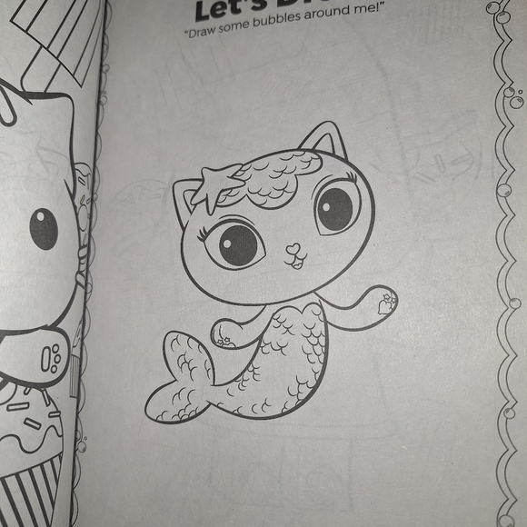 Gabbys Dollhouse Coloring Book w/ Stickers - Picture 7 of 9